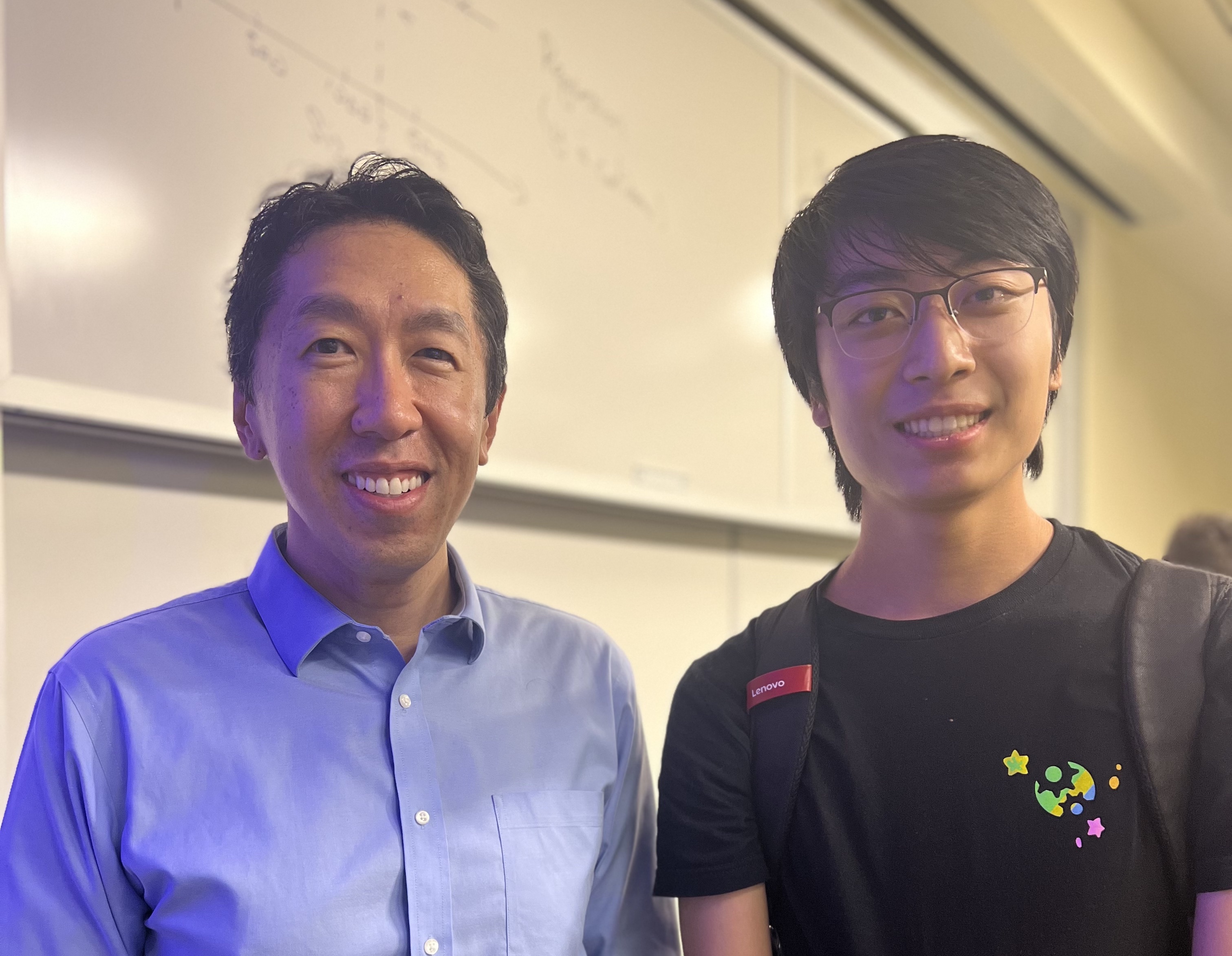 Me with Andrew Ng
