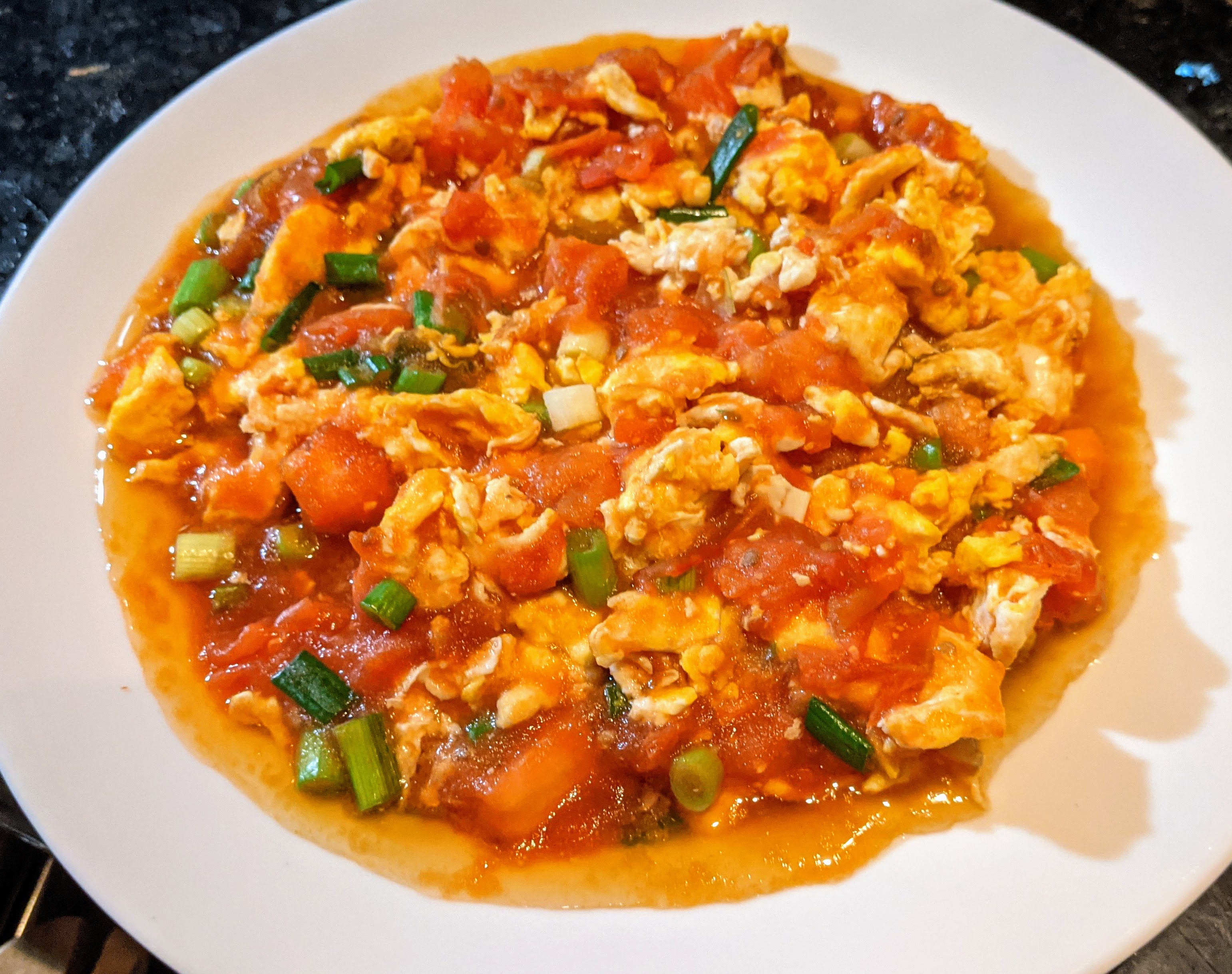 Stir-fried Tomato and Eggs